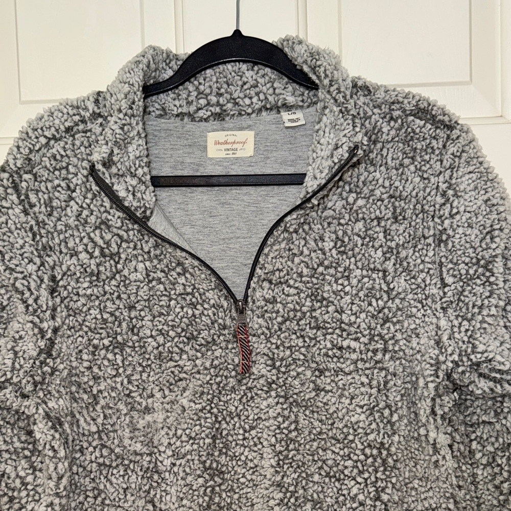 Weatherproof Vintage Women's Frosty Tipped Sherpa Quarter-Zip Pullover